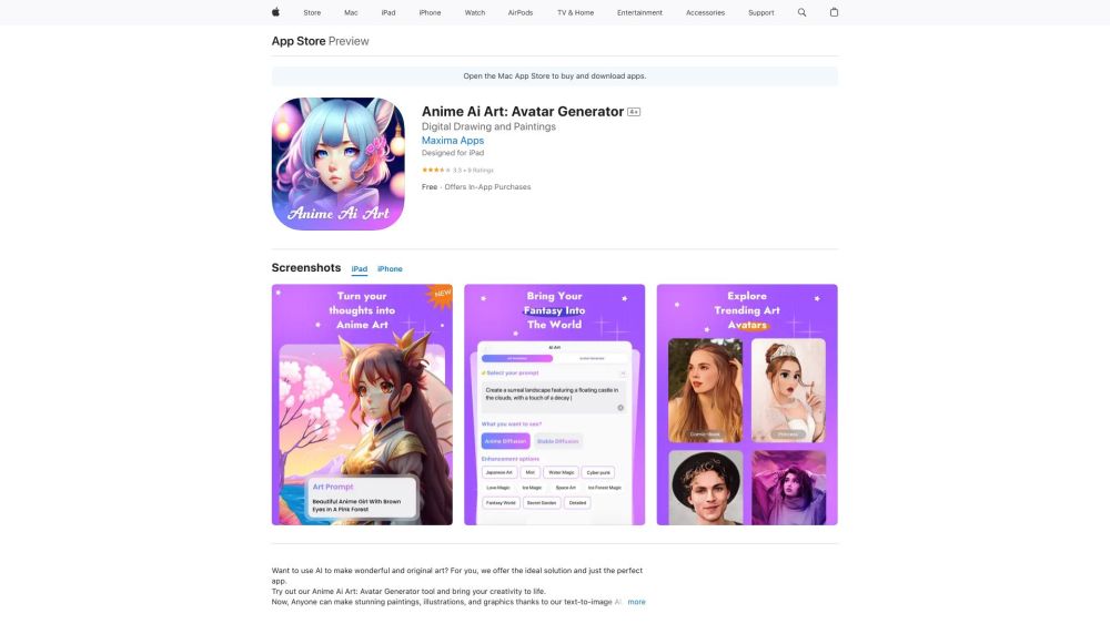 AI Portrait Generator : ArtAI